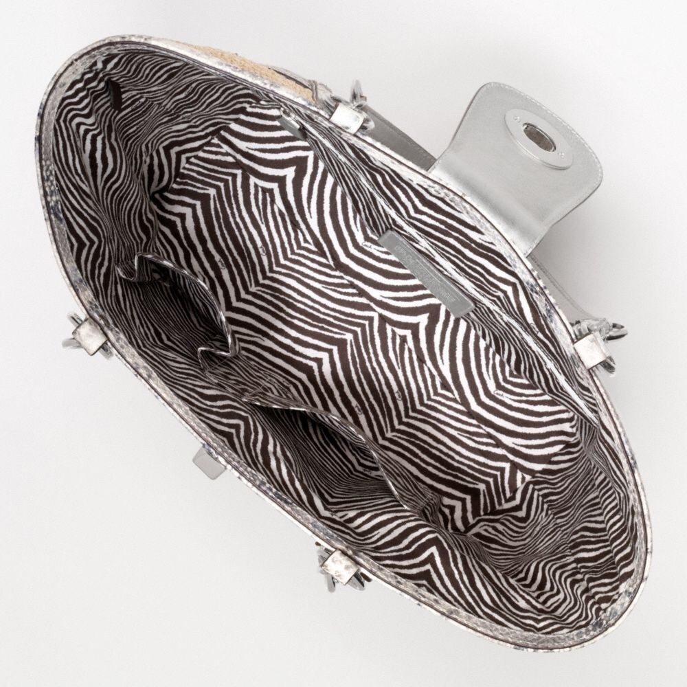 Coach Hampton Weekend Python Handbag - image 2